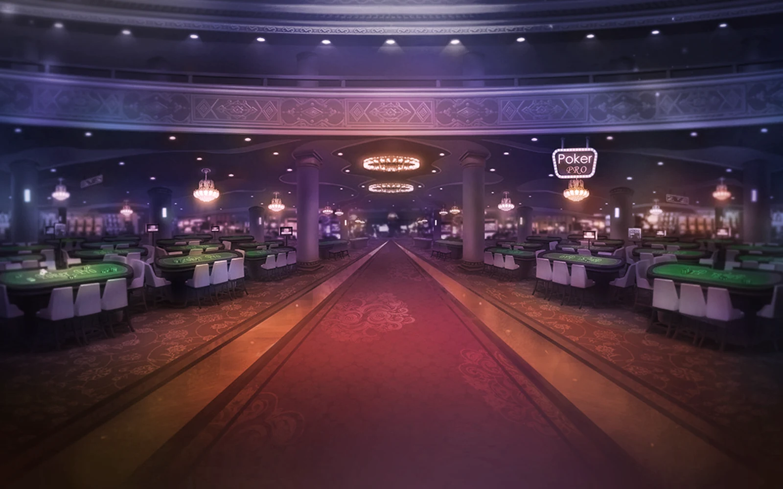 ภาพบรรยากาศโต๊ะเกมและพื้นที่สดของ vt8